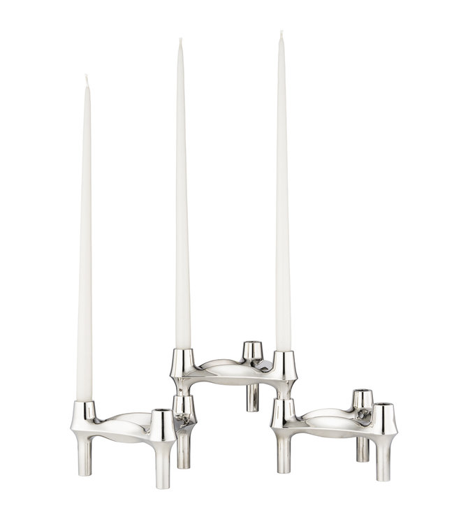 Stoff Nagel BMF Stackable Candle Holder Chrome