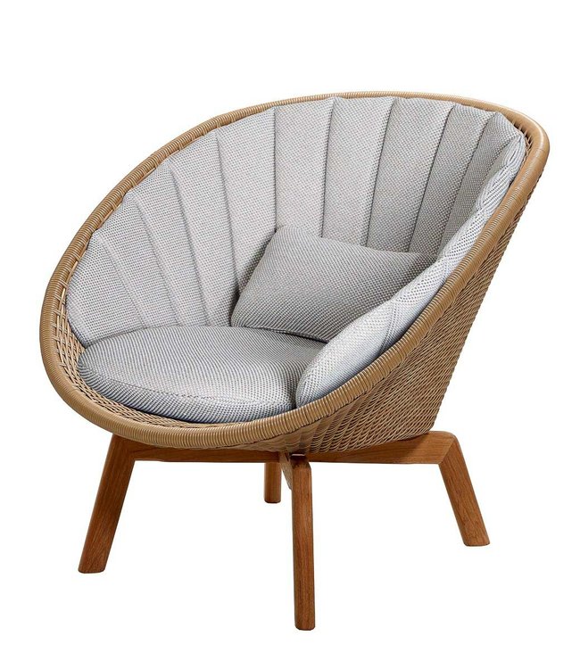 Cane-Line Peacock Tuin Lounge Tuinstoel Soft Rope