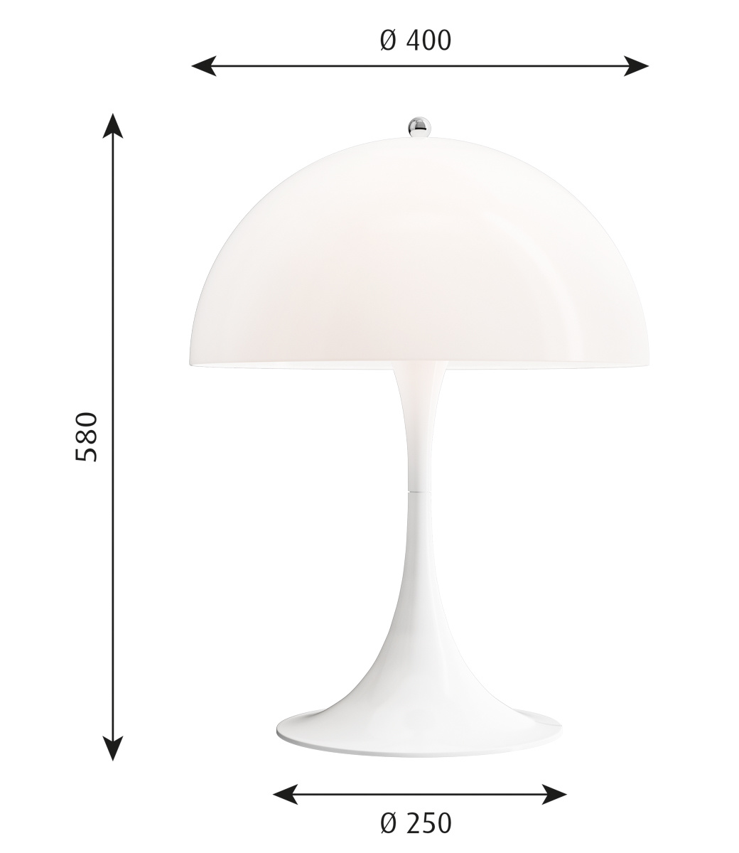 Panthella 400 Table Lamp by Louis Poulsen, 5744916510