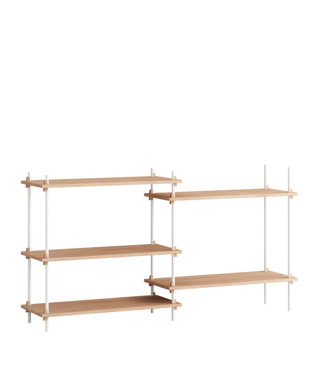 Moebe Shelving System H: 115cm  all combinations
