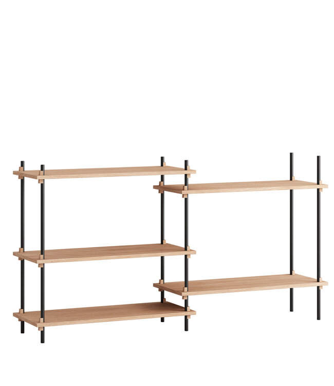 Moebe Shelving System H: 115cm  all combinations