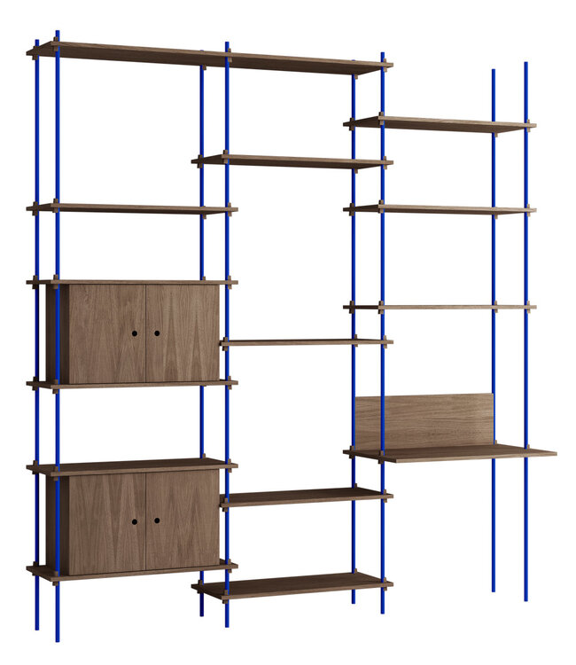 Moebe Shelving System met bureaublad en 2 kasten