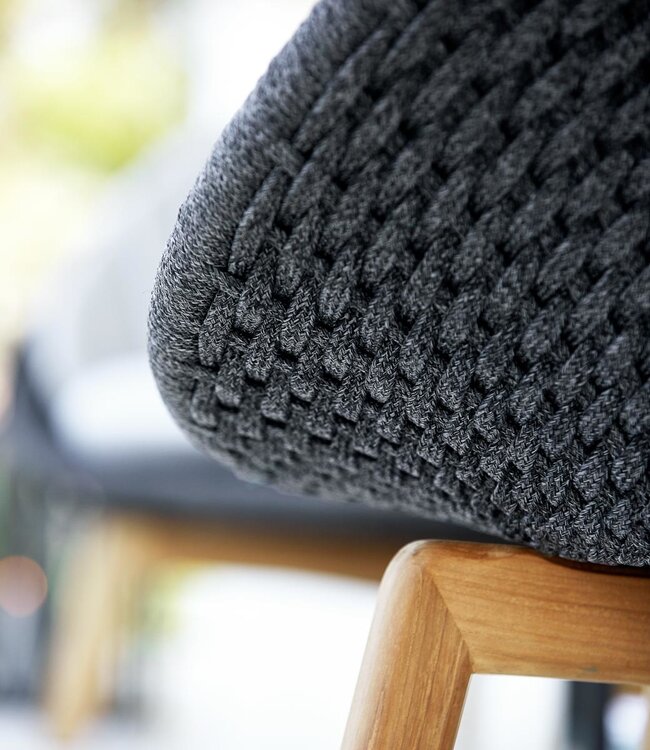 Cane-Line Showroom model Peacock Chair teak with cushion