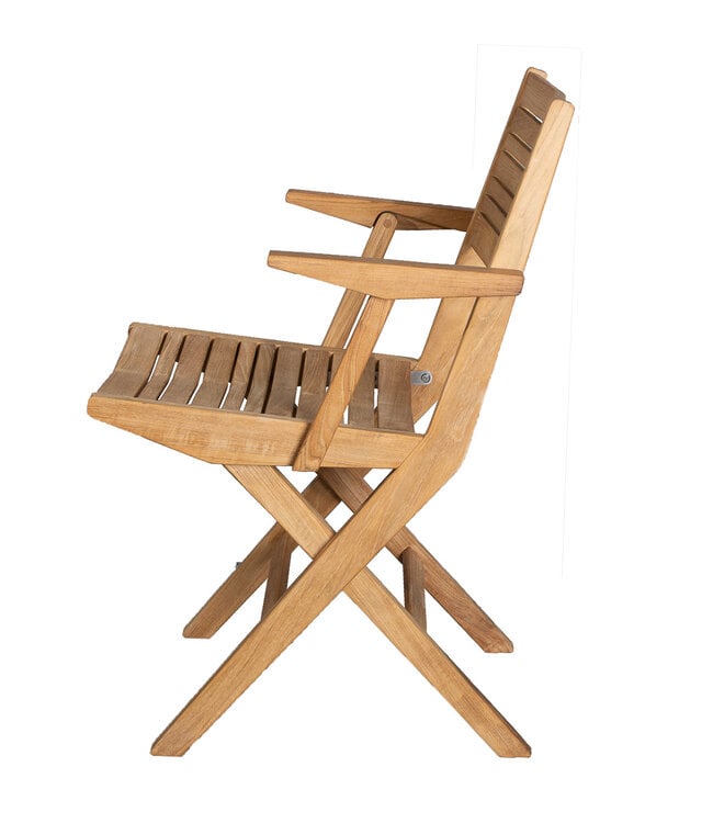 Cane-Line Showmodel Flip folding outdoor armchair teak wood