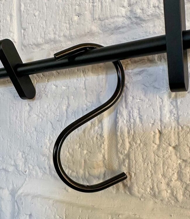 Set S-Hooks | Black