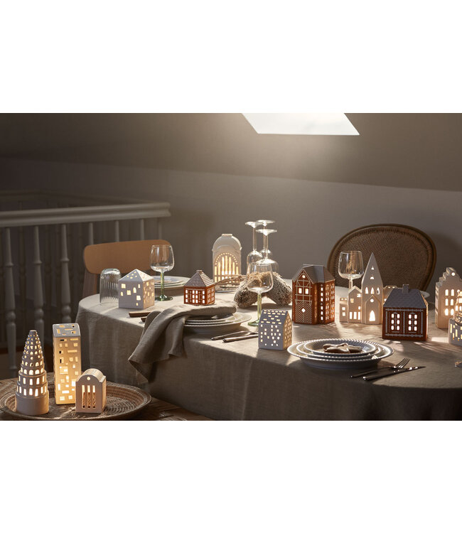 Kähler Design Waxinelichthouder Urbania Tivoli Ingangsgebouw