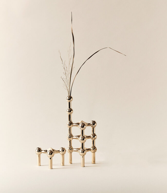 Stoff Nagel Candle Holders Vase Brass Gold