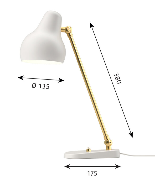 Louis Poulsen VL38 Tafellamp