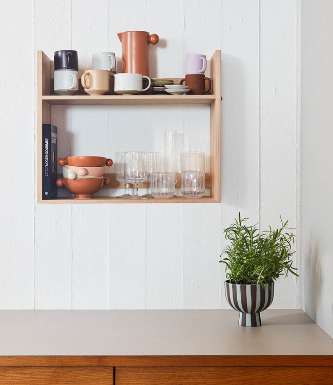 Oyoy Living Toppu Mini Bowl Dusty Blue / Choko