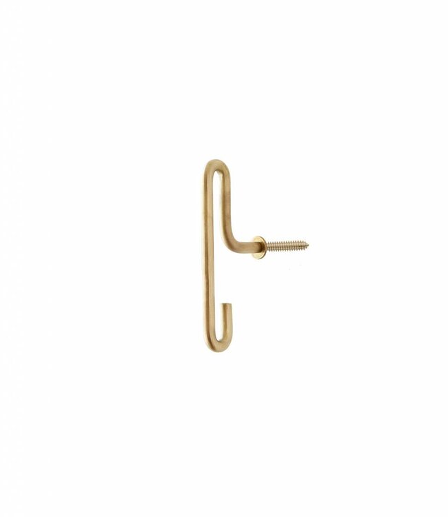 Moebe Set of 2 Small Wall Hooks Matt Gold