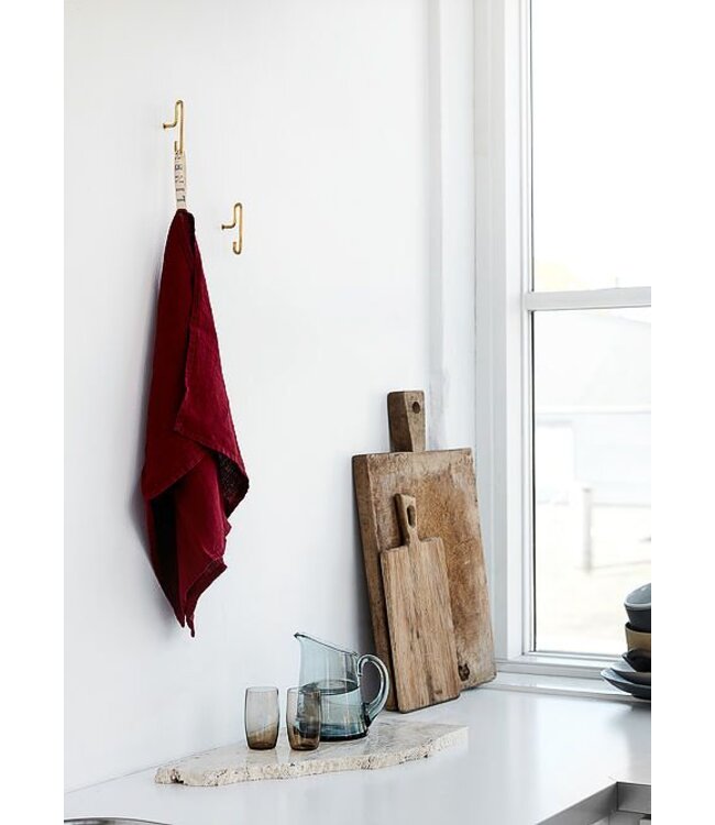 Moebe Set of 2 Small Wall Hooks Matt Gold