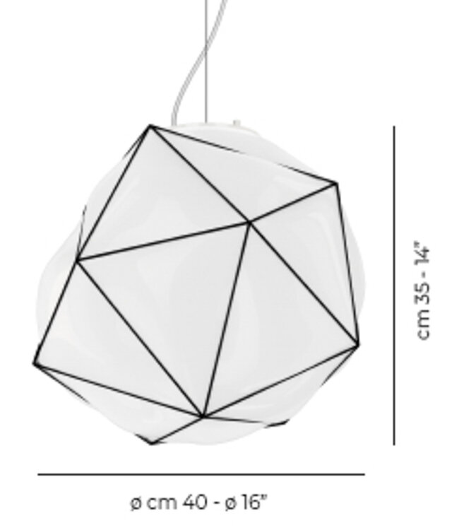 Vistosi Pendant Lamp Semai SP M