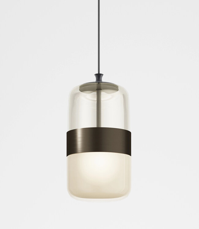 Vistosi Glass pendant lamp Futura SP Medium