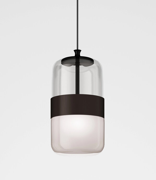 Vistosi Glass pendant lamp Futura SP Medium