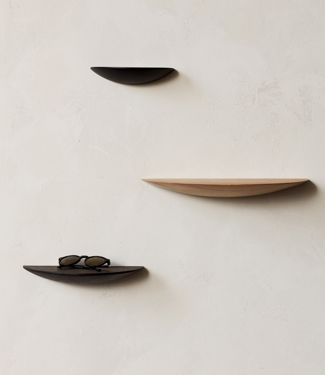 MENU Gridy Fungi Shelf 壁掛けオークシェルフS MENU Gridy Fungi Shelf 壁掛けオークシェルフS Fungiシェルフ by