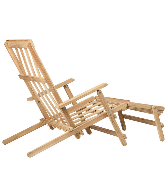 Carl Hansen & Søn BM5565 Deck chair with foot rest