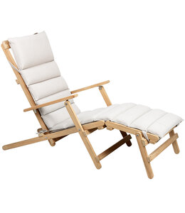 Carl Hansen & Søn BM5565  Deck Chair met voetenbank