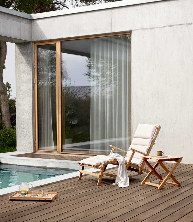 Carl Hansen & Søn BM5565 Deck chair with foot rest