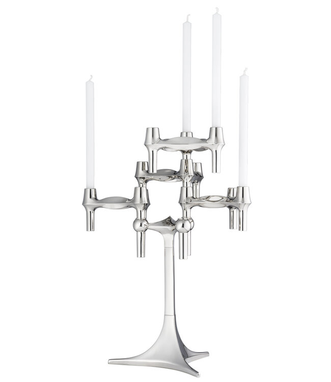 Stoff Nagel High Candle Stand Chrome