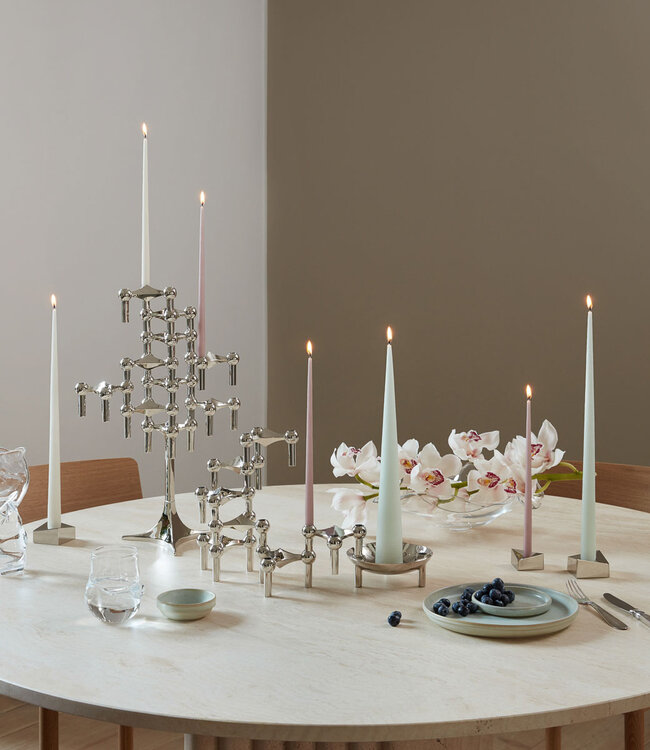 Stoff Nagel High Candle Stand Chrome