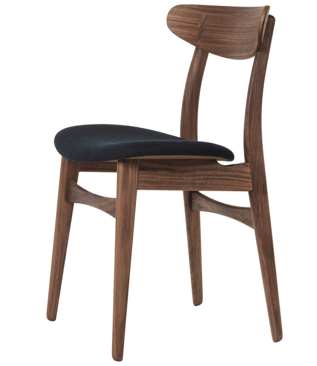 Carl Hansen & Søn CH30P Eetkamerstoel met leren zitting