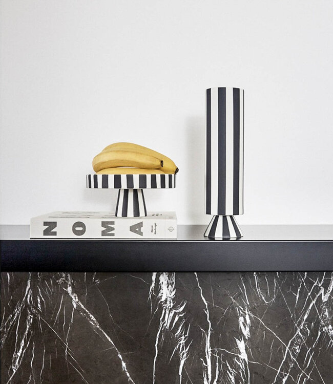 Oyoy Living Toppu Tray Small Blauw Wit