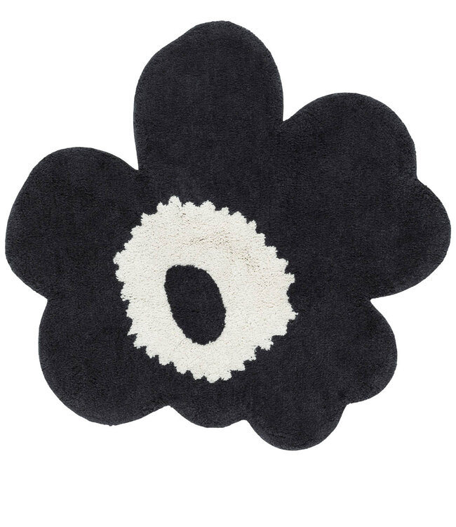 Marimekko Unikko Terry Badmat | Donkergrijs