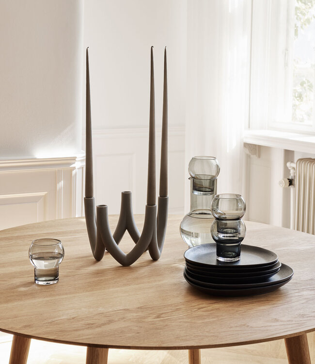 Ro Collection Chandelier Five armed - Dark stone