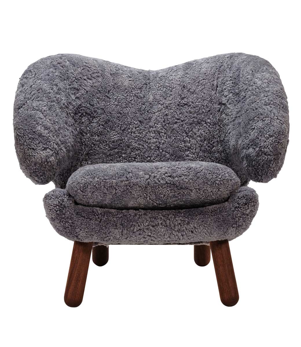 【希少】 Peak×N.HOOLYWOOD COMPILE chair Pelican Chair met Schapenvacht | House of Finn Juhl | North Sea