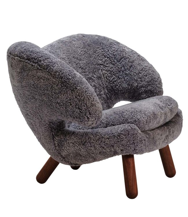 House of Finn Juhl Finn Juhl Pelican Chair met schapenvacht