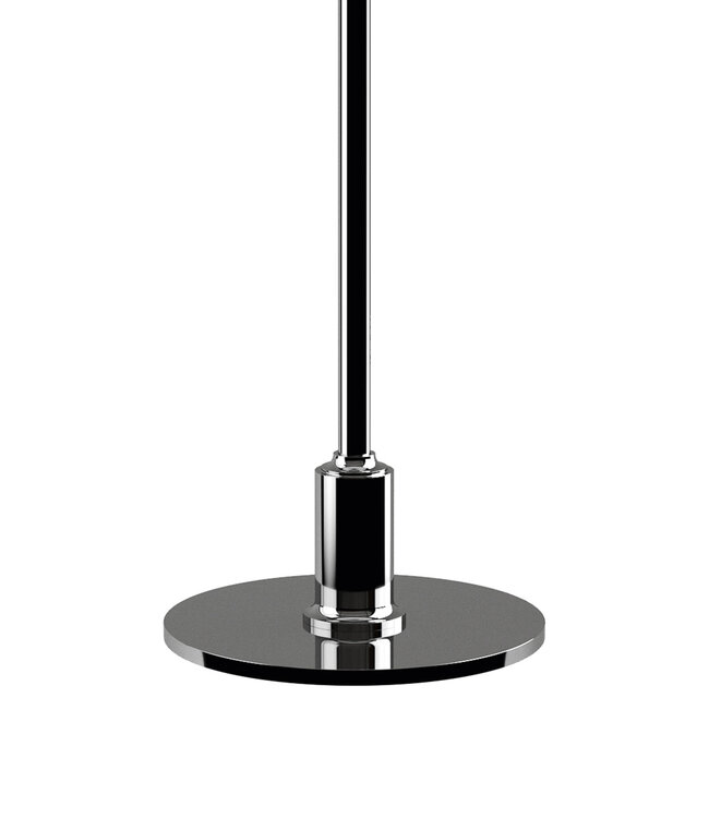 Louis Poulsen PH 3½-2½ Tafellamp Glas in chroom, messing of zwart
