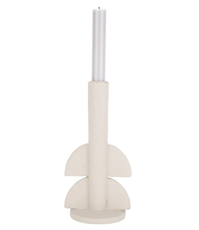 Present time Kandelaar Half Bubble Ivory wit