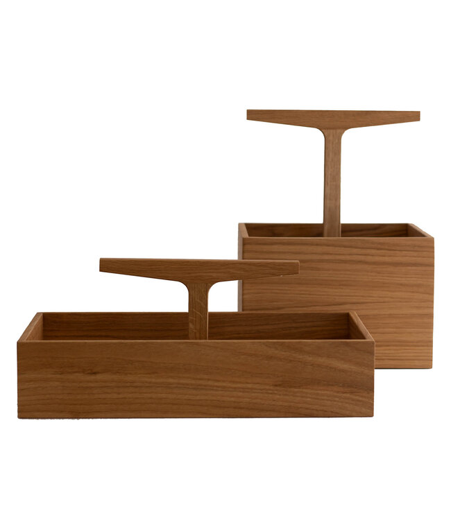 Ro Collection Tool Box Low Oak | Ro Collection
