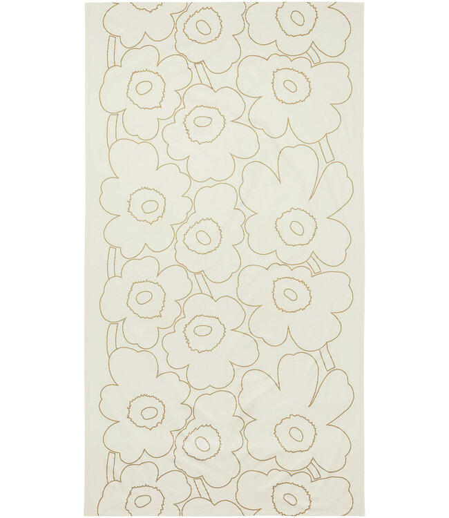Marimekko Piirto Unikko Tablecloth Gold 135x250