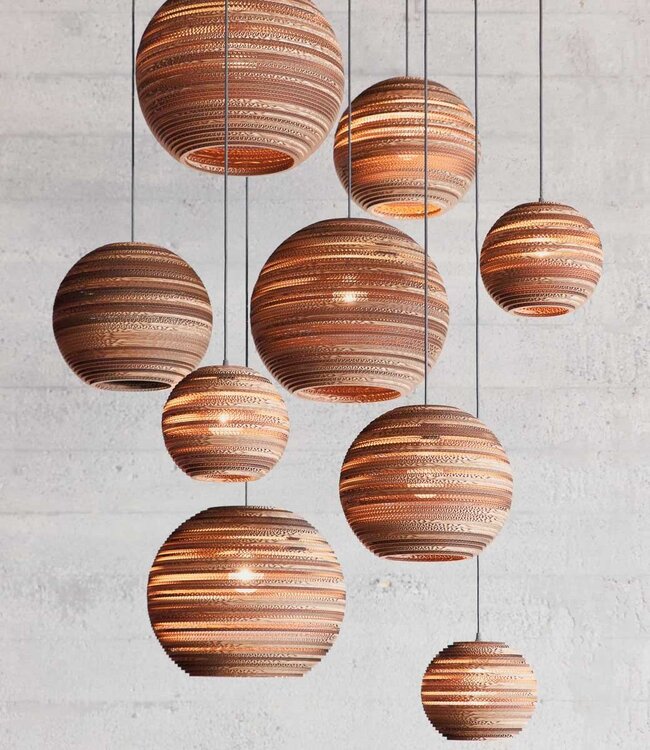 SALE Hanglamp Scraplight Moon 18 Naturel