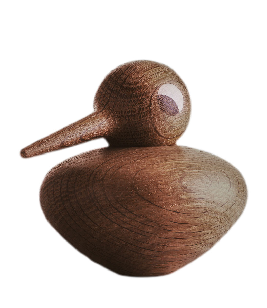 Oak wooden Bird Chubby van Architectmade at North Sea Design
