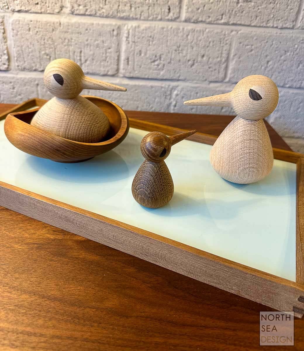 Oak wooden Bird Large van Architectmade at North Sea Design