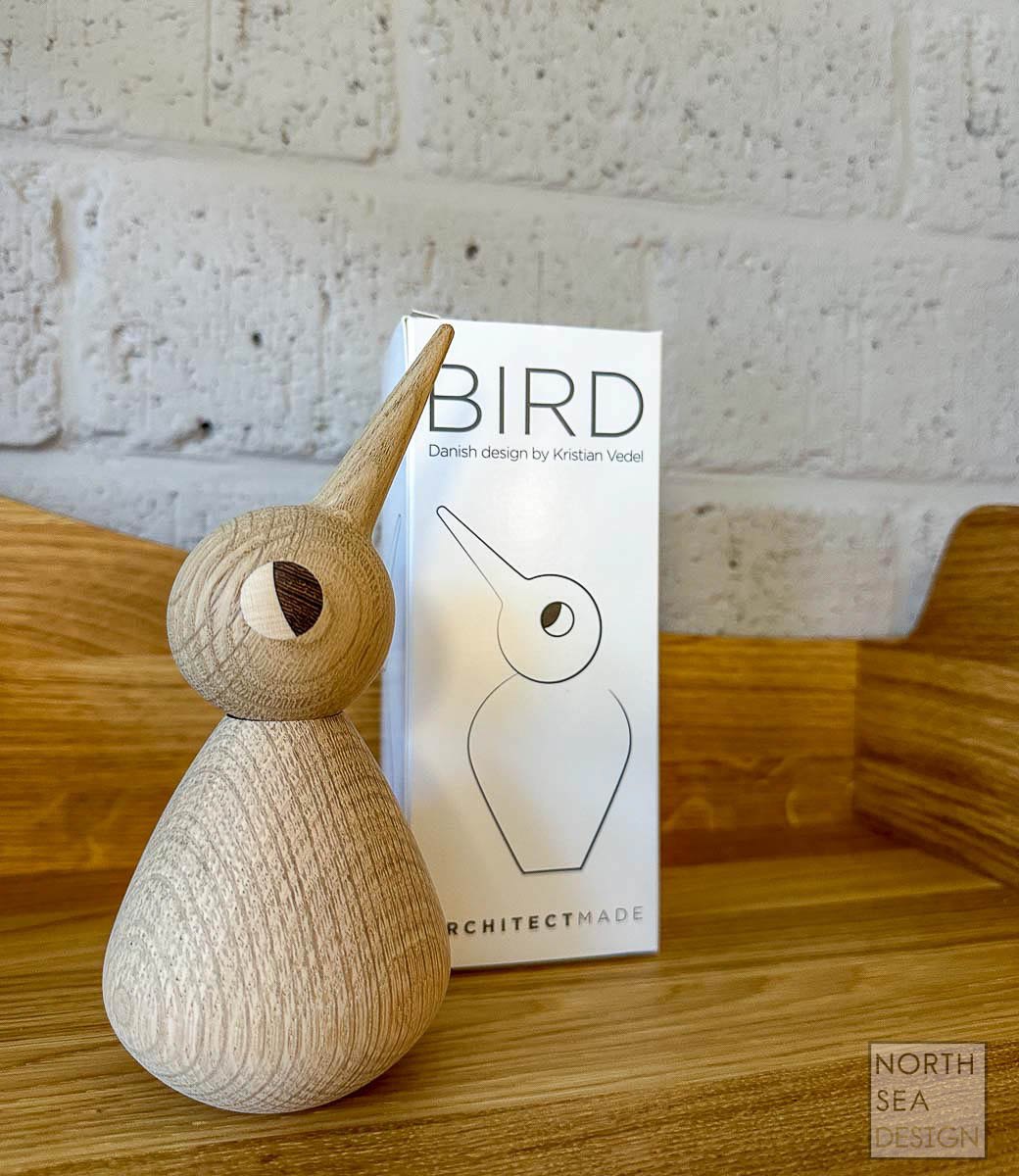 Oak wooden Bird Large van Architectmade at North Sea Design