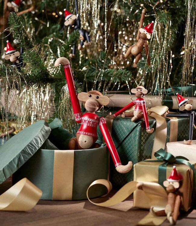 Kay Bojesen Kerst Aap Mini met Kersttrui