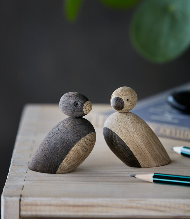 Kay Bojesen Paartje Houten mussen | Pair of Sparrows