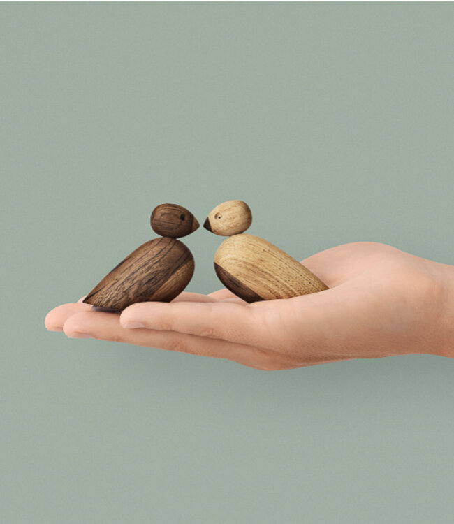 Kay Bojesen Wooden Pair of Sparrows