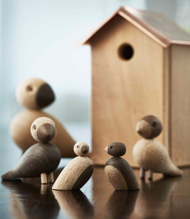 Kay Bojesen Paartje Houten mussen | Pair of Sparrows