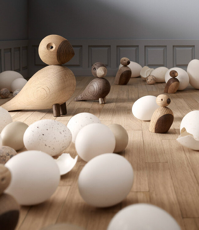 Kay Bojesen Paartje Houten mussen | Pair of Sparrows