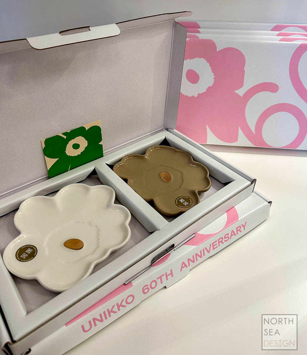 Set Marimekko Unikko 60th Anniversary Plates at North Sea Design