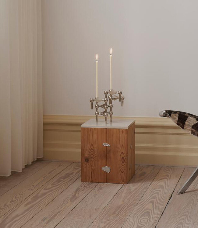 Stoff Nagel 8 Kaarsen Cream, diameter 1,3 cm