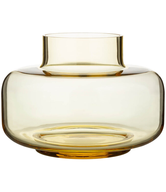 Marimekko Urna Vaas Transparant Geel Ø 30 cm