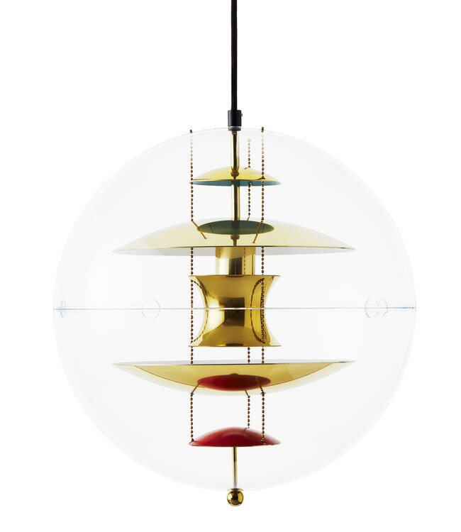 Verpan VP Globe Brass Lamp | Verner Panton
