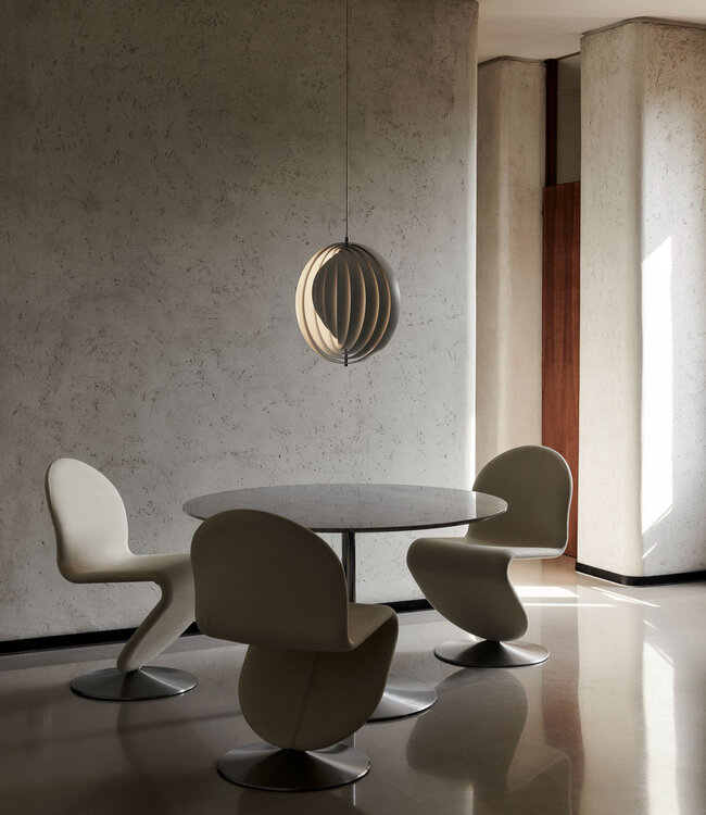 Verpan Moon White Lamp  Ø34 or Ø44,5 cm