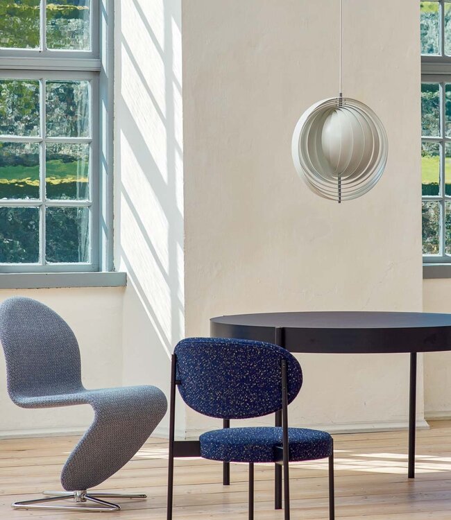 Verpan Moon White Lamp  Ø34 or Ø44,5 cm