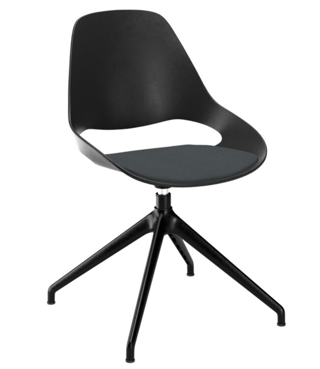 Houe Falk draaibare eetkamerstoel met stervoet